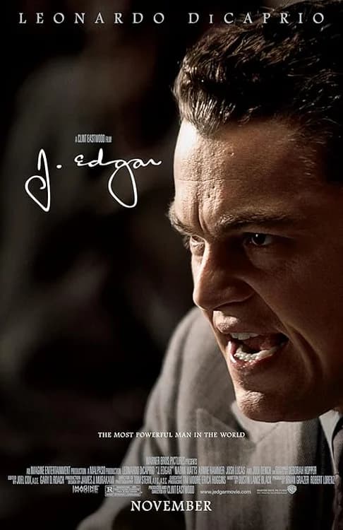 J. Edgar film posteri
