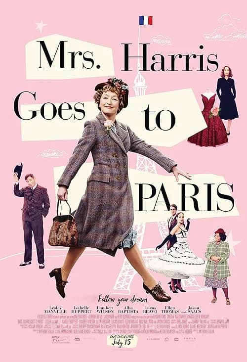 Mrs. Harris Goes to Paris film posteri